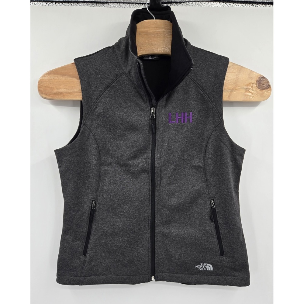 The North Face Vest Womens L Windwall Crop Gray LHH - Picture 2 of 8